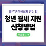 [25년] 청년 월세지원 신청방법 – 빠르고 정확하게 지원받는 법 총정리